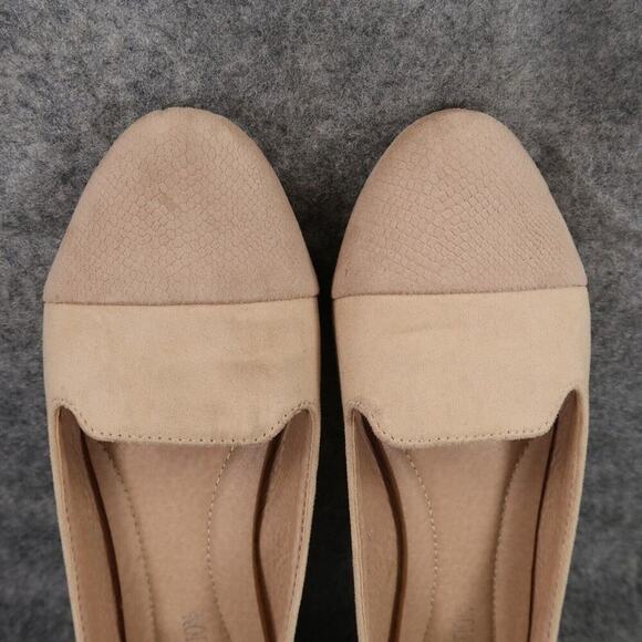 CH Creation Shoes Womens 40 Flats Loafer Slip On Fashion Classic Cap Toe Career - Picture 7 of 14